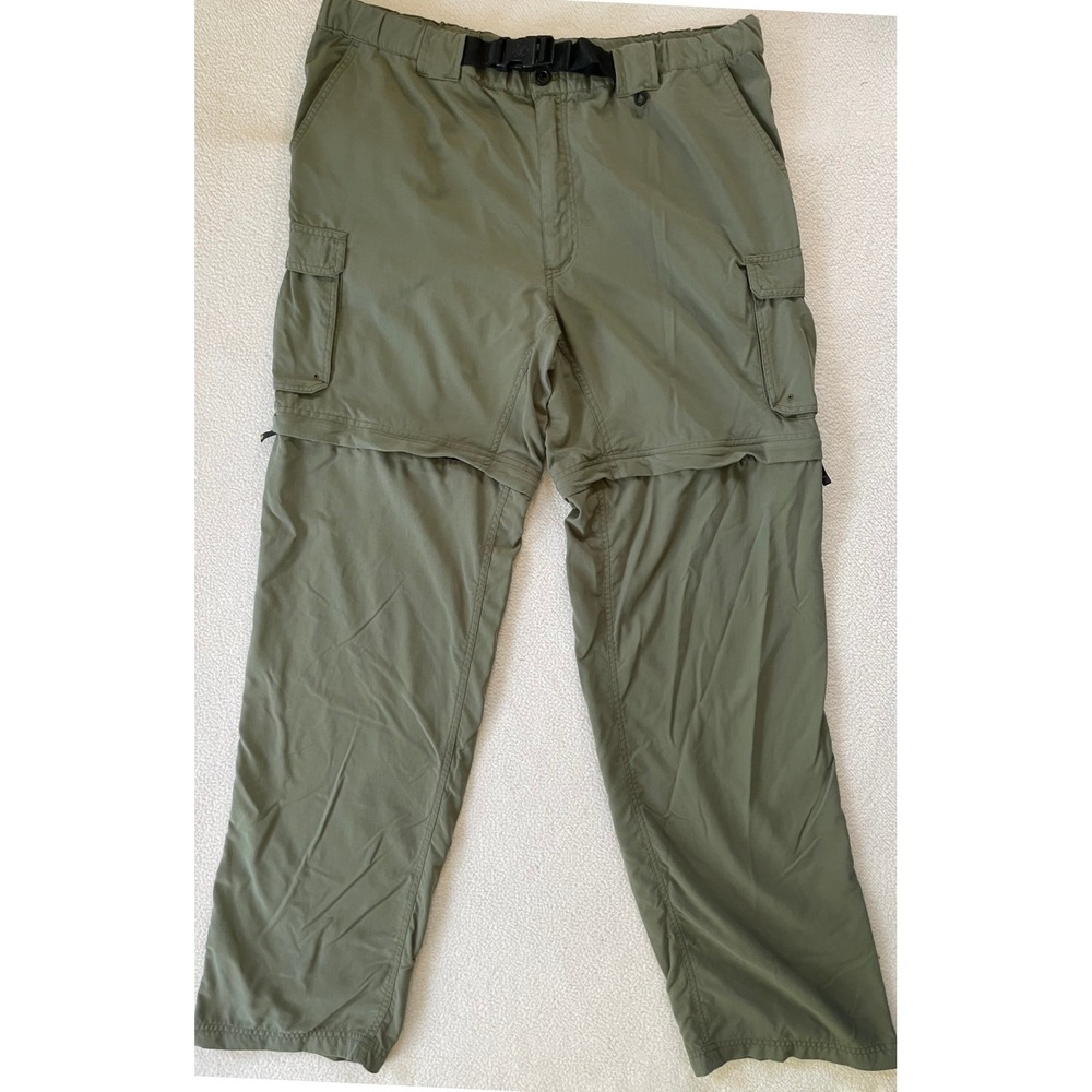 Boy Scouts of America Mens Large Switchback Uniform Pant Green Convertible Cargo